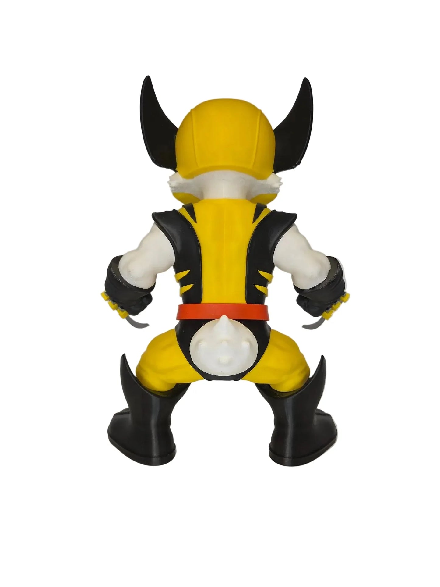 Donald Duck as Wolverine "Quackverine" Mashup 3D Printed Figure - 28cm Tall Collectible Statue