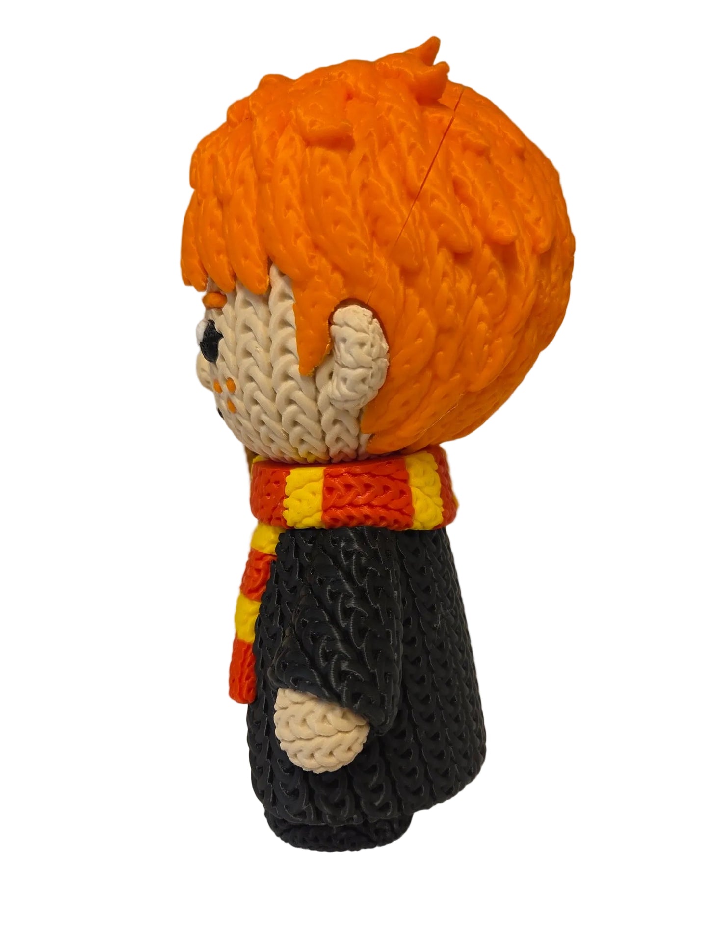 Crochet-Style Ron Weasley 21 cm Figure – Harry Potter Trio Collectible Display