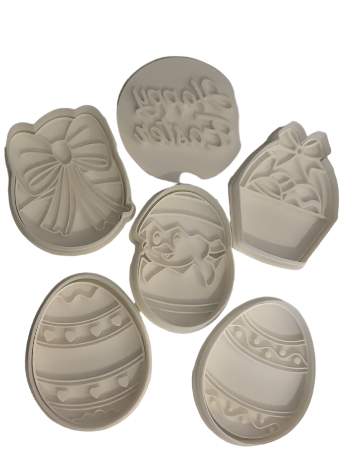 Cookie Cutters and Stamp Set, top view