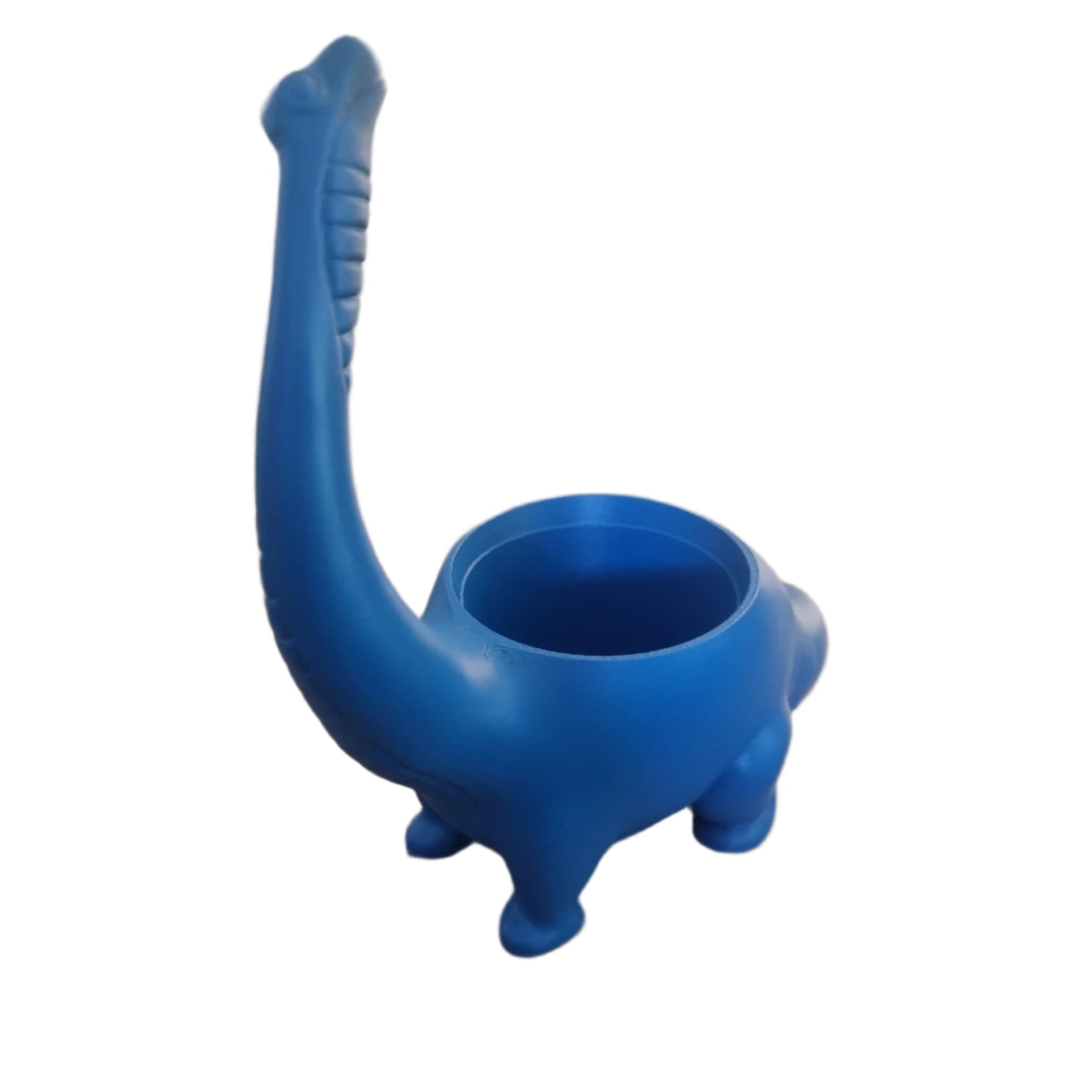 DinoBloom Buddy blue, front, side view