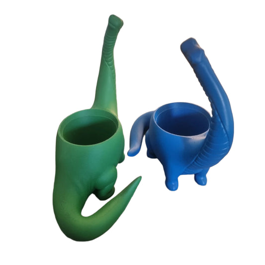 DinoBloom Buddy blue/green, front view