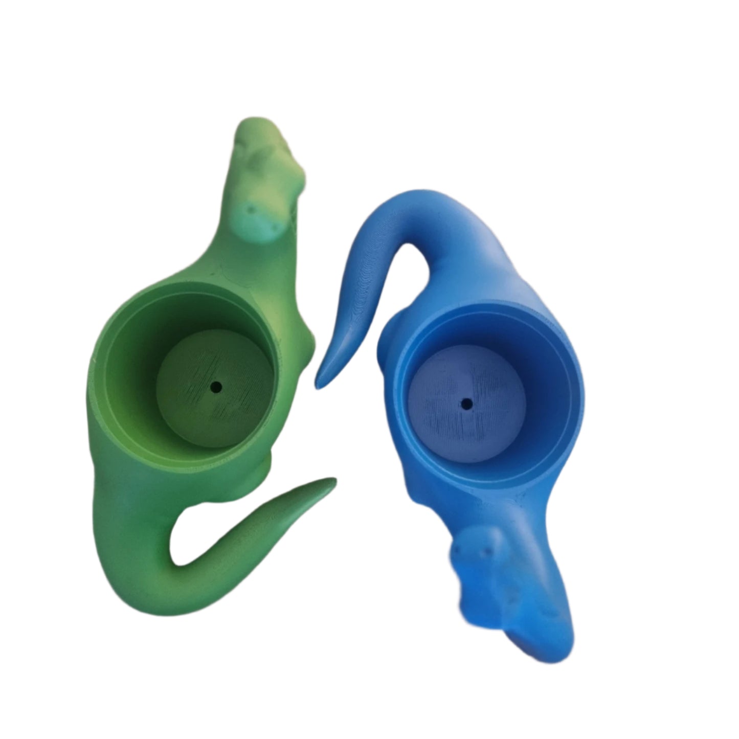 DinoBloom Buddy blue/green, top view
