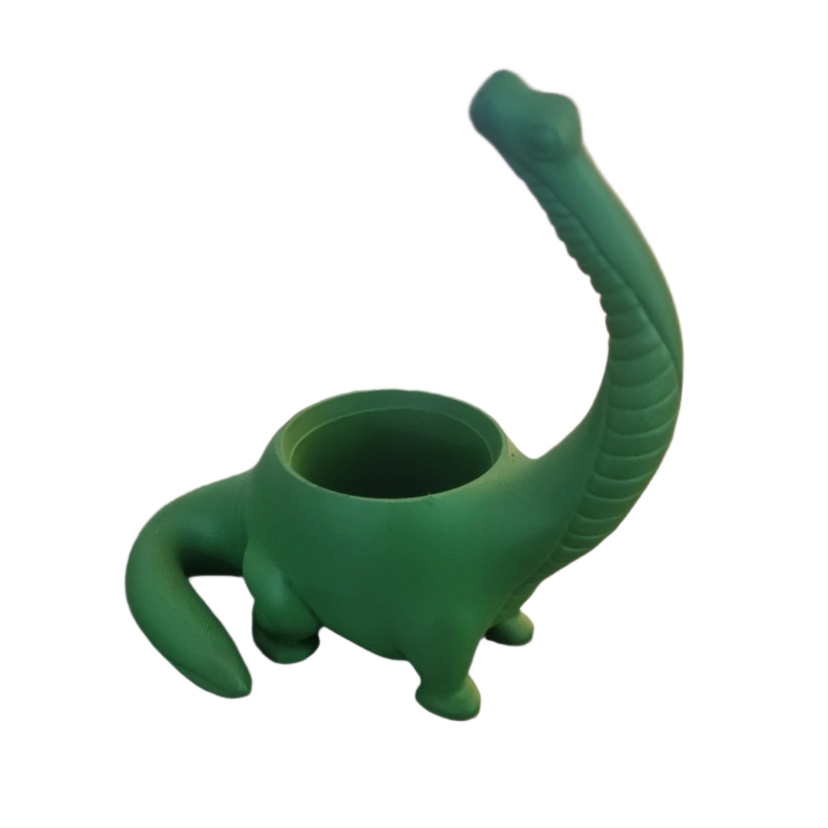 DinoBloom Buddy green, front, side view