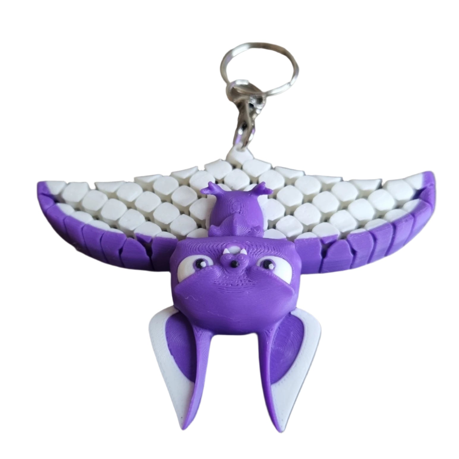Fang the bat upside down view