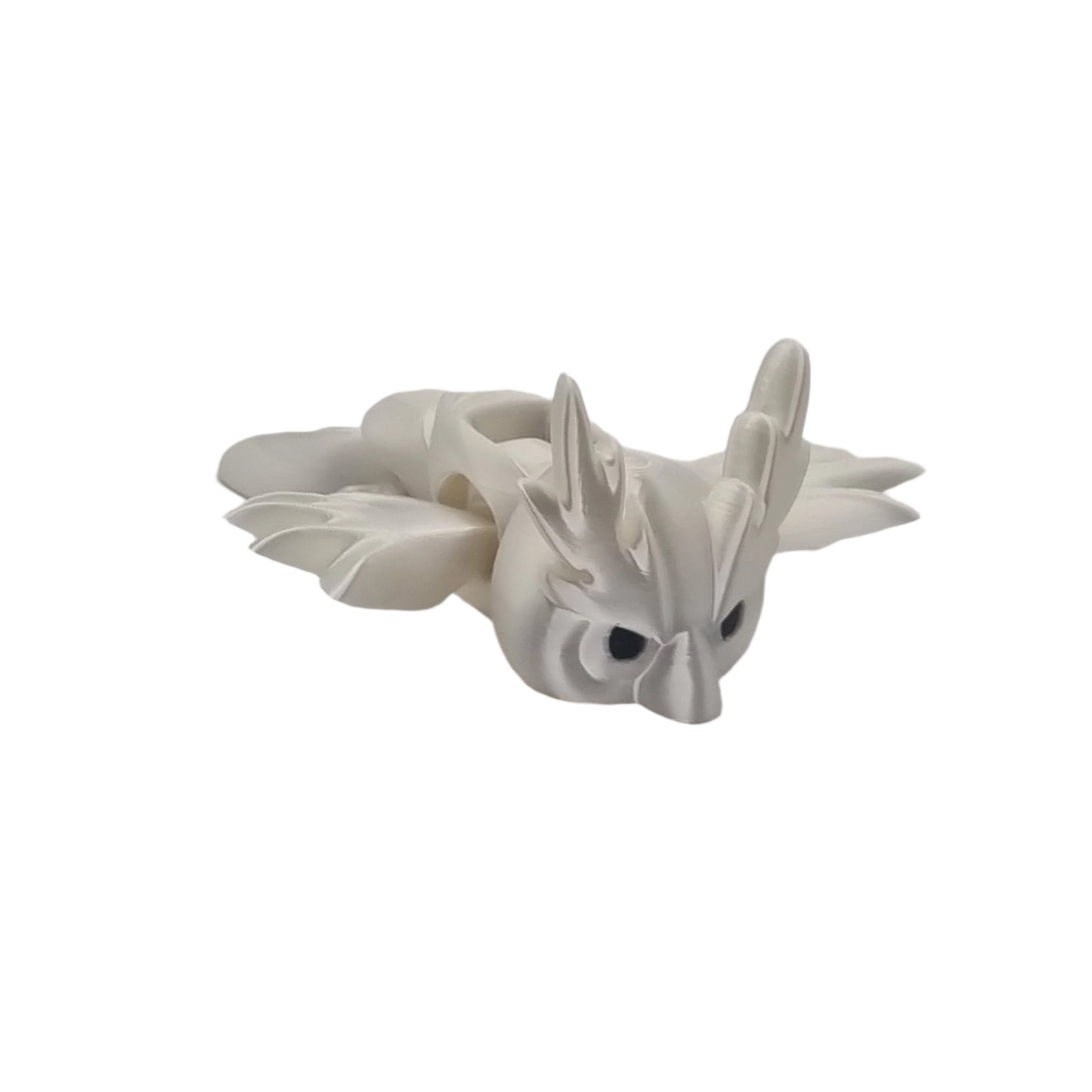 Fluffel the Articulated Owl Flappy Bird Series, front side view