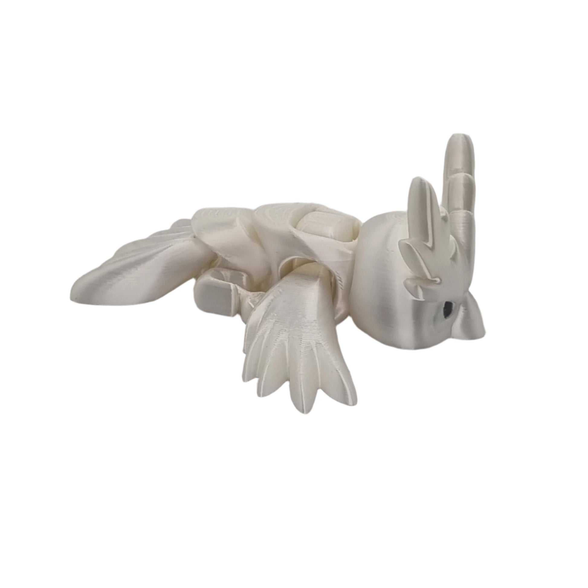 Fluffel the Articulated Owl Flappy Bird Series, side view