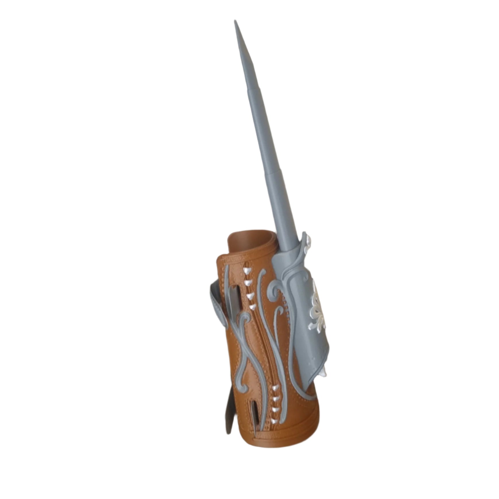 Hidden blade cosplay sword, side view, extended