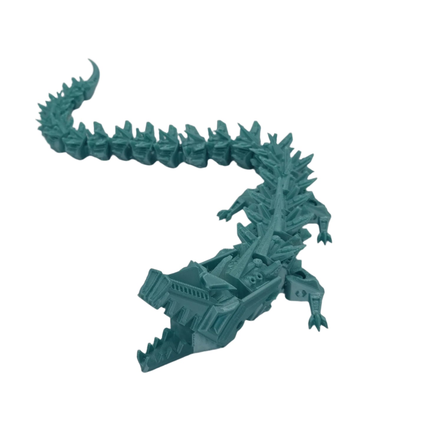 Horned dragon, mint green