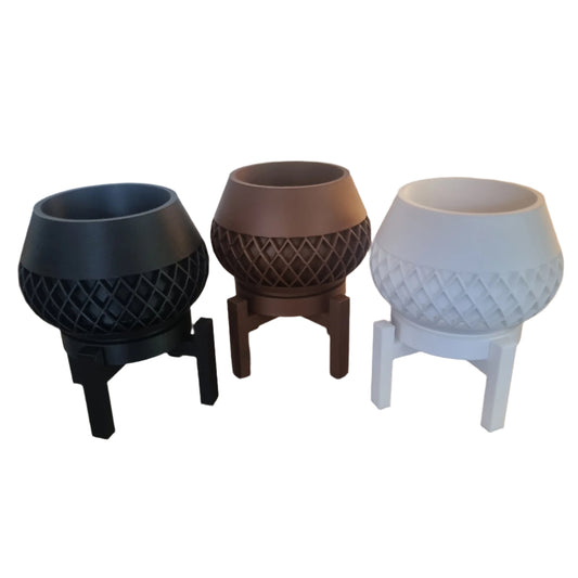 Latticelift desk planter, 3x view