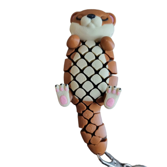 Oscar the otter front view