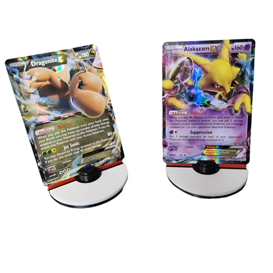 Pokemon Card Display, front view, displayed