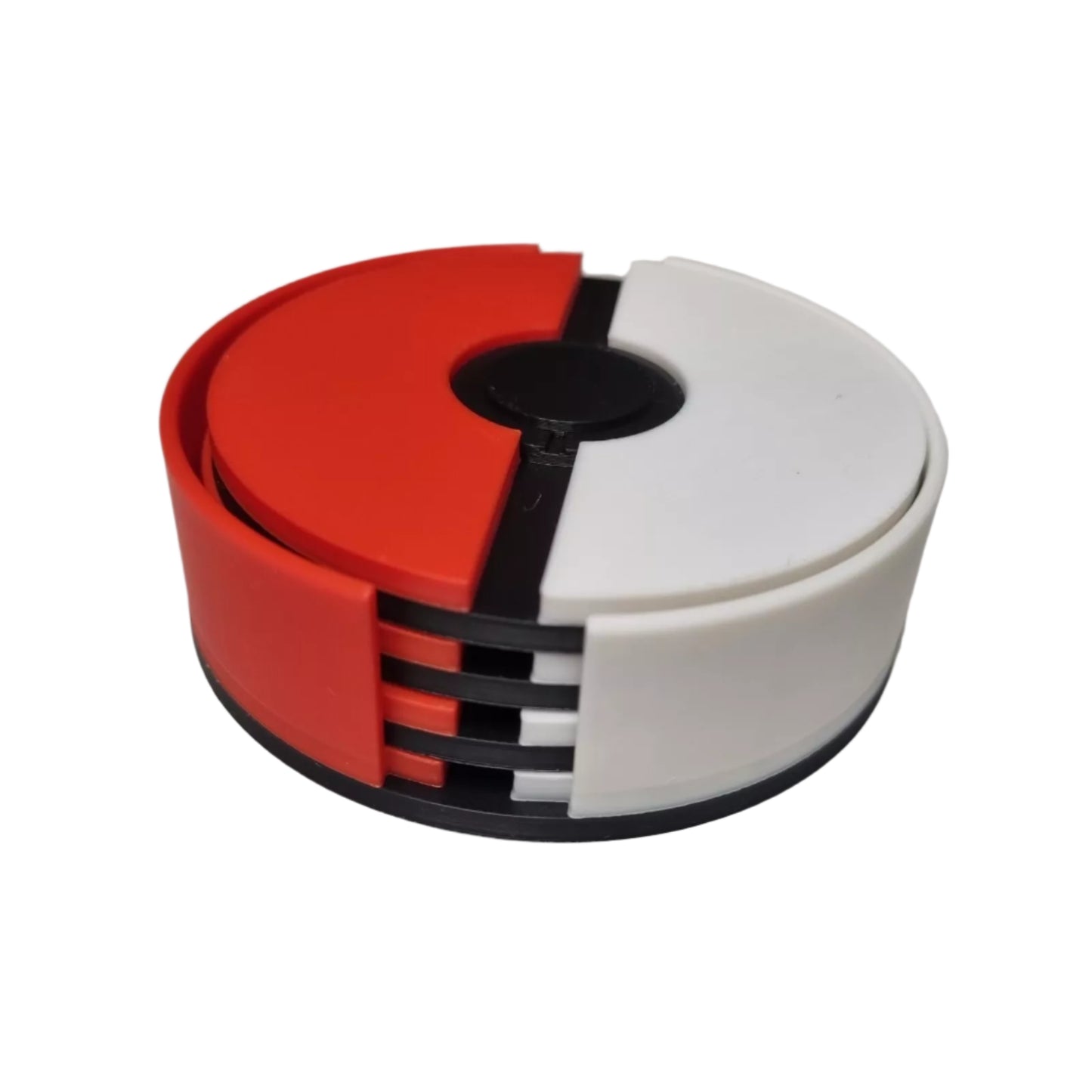 Pokemon coasters + holder, stacked