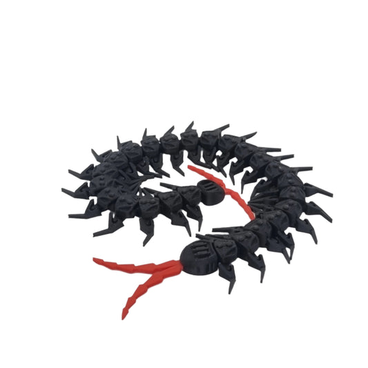 Robo centipede, curled