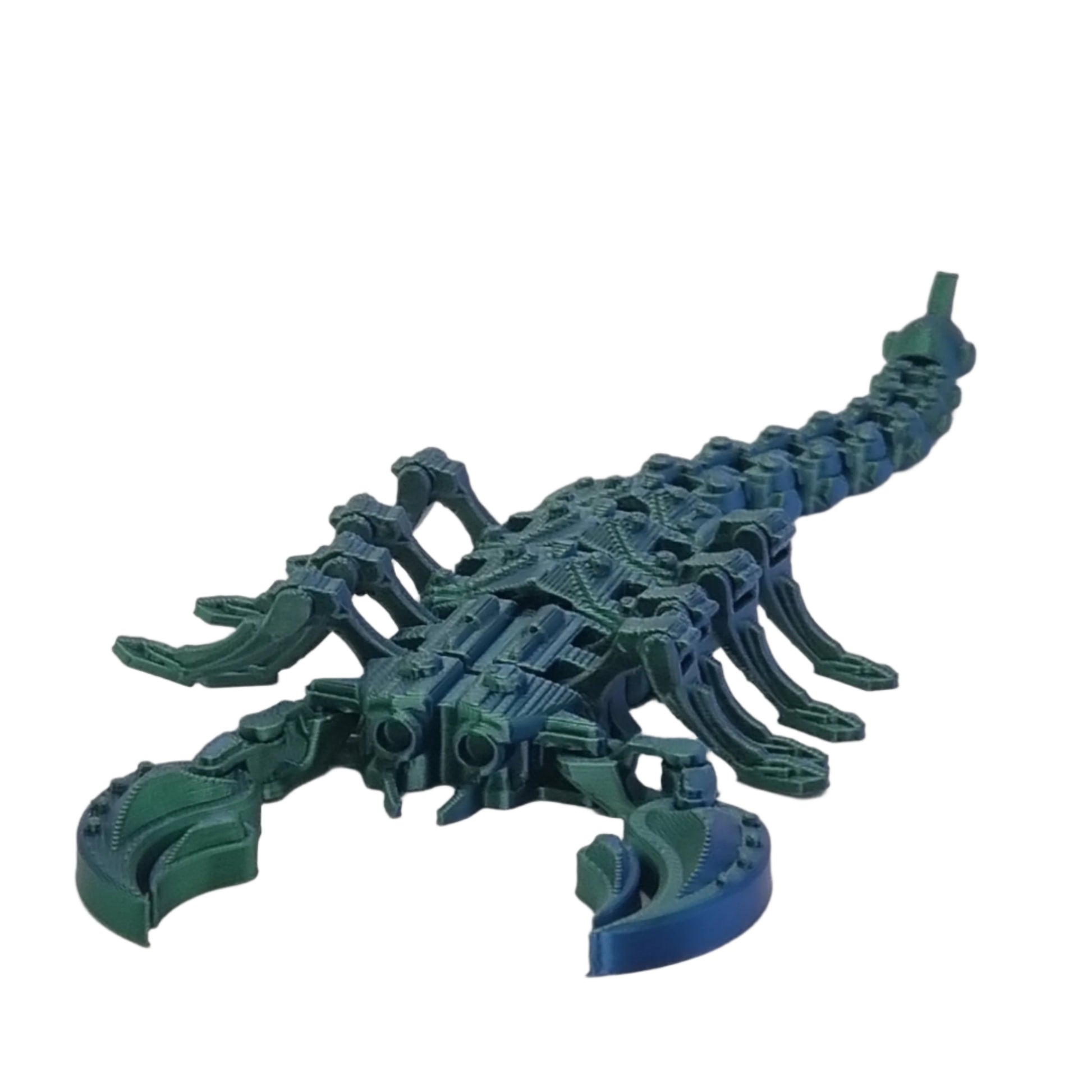 Scuttling Scorpion Articulated Series, front view, straight