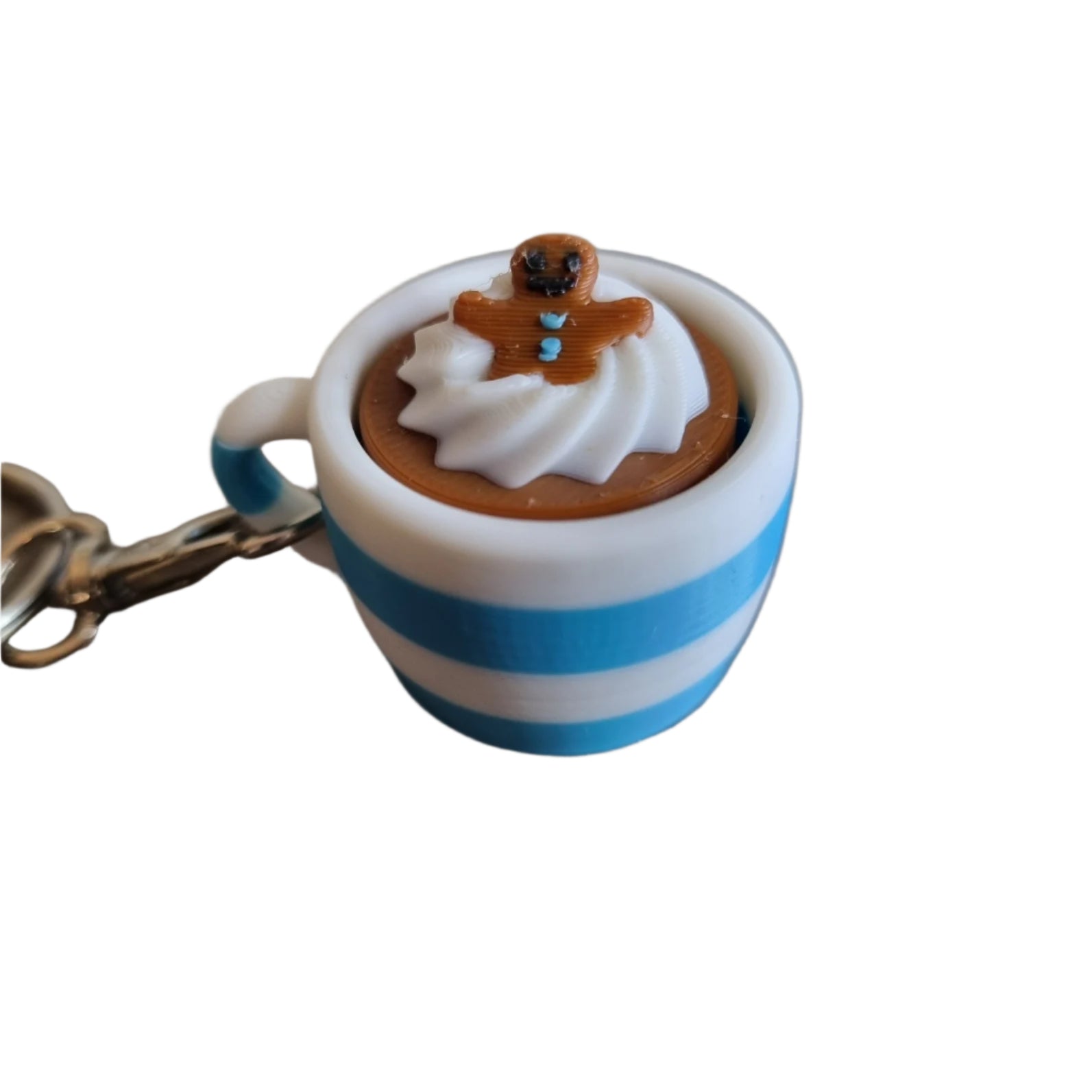 cuppa clickers stripy blue cup