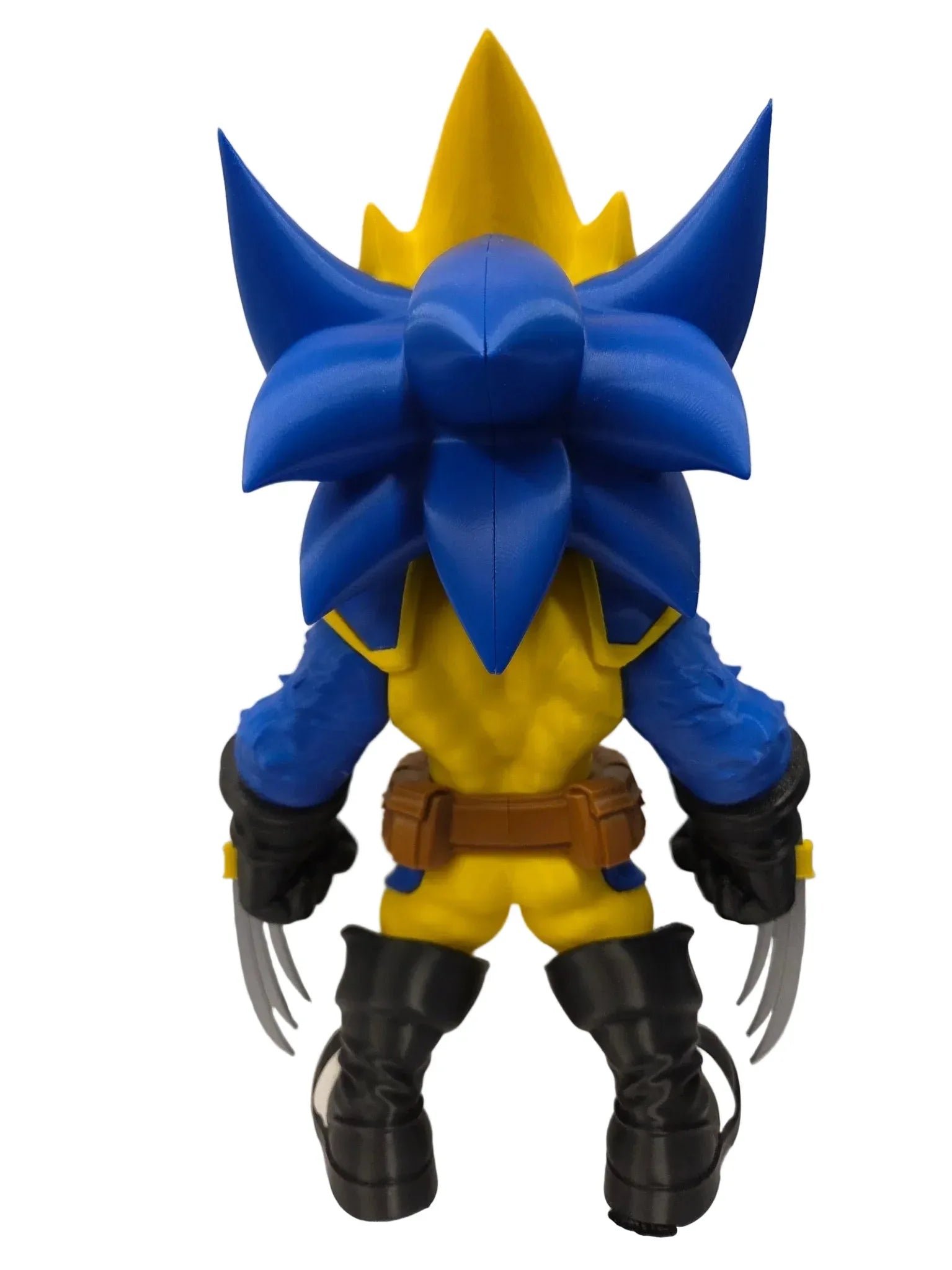 Sonic x Wolverine Mashup 3D Printed Figure - Soniverine 29cm Tall Collectible Statue - TailoredPrints