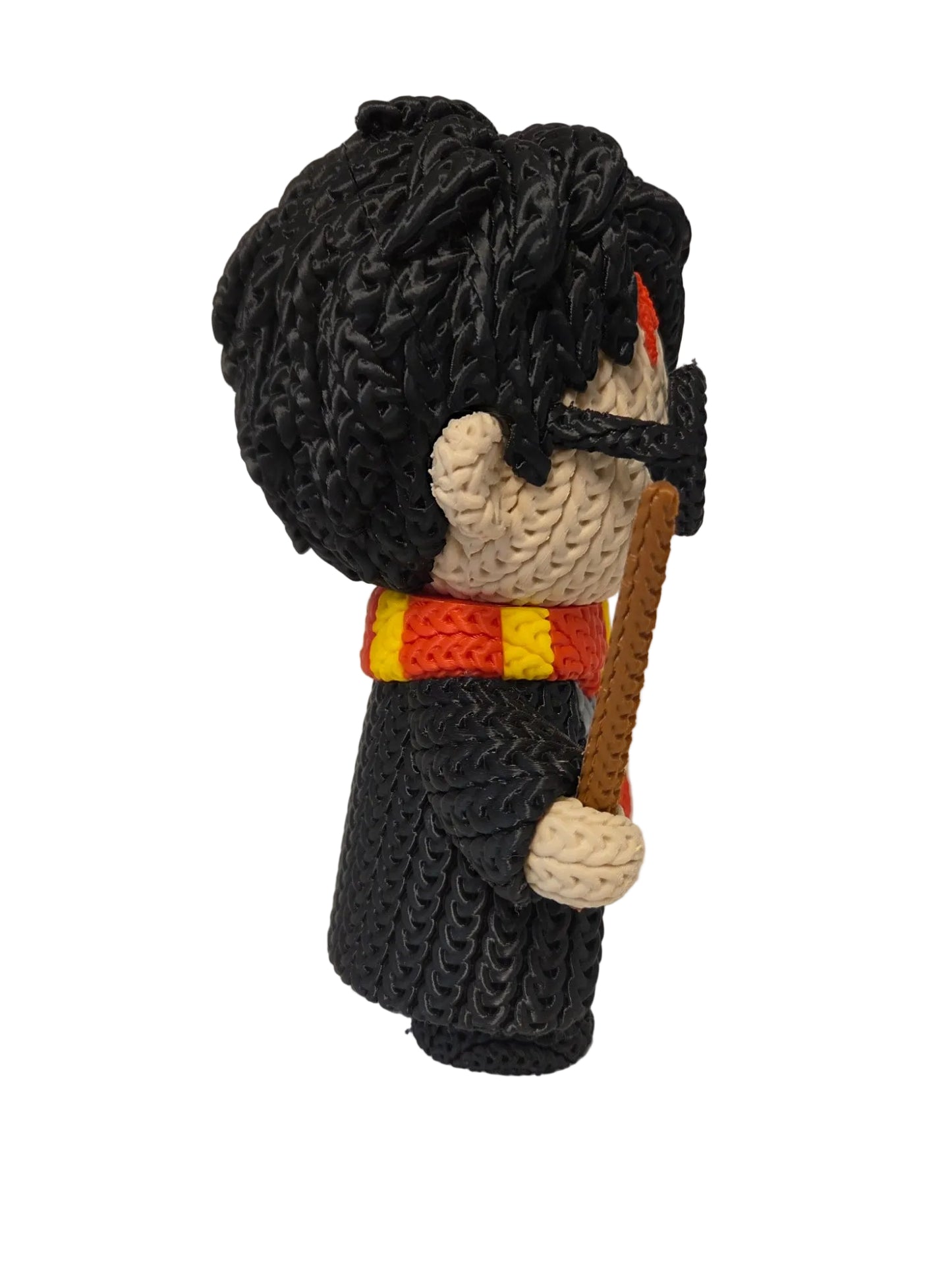 Crochet-Style Harry Potter 21 cm Figure – Gryffindor Wizard Collectible Display