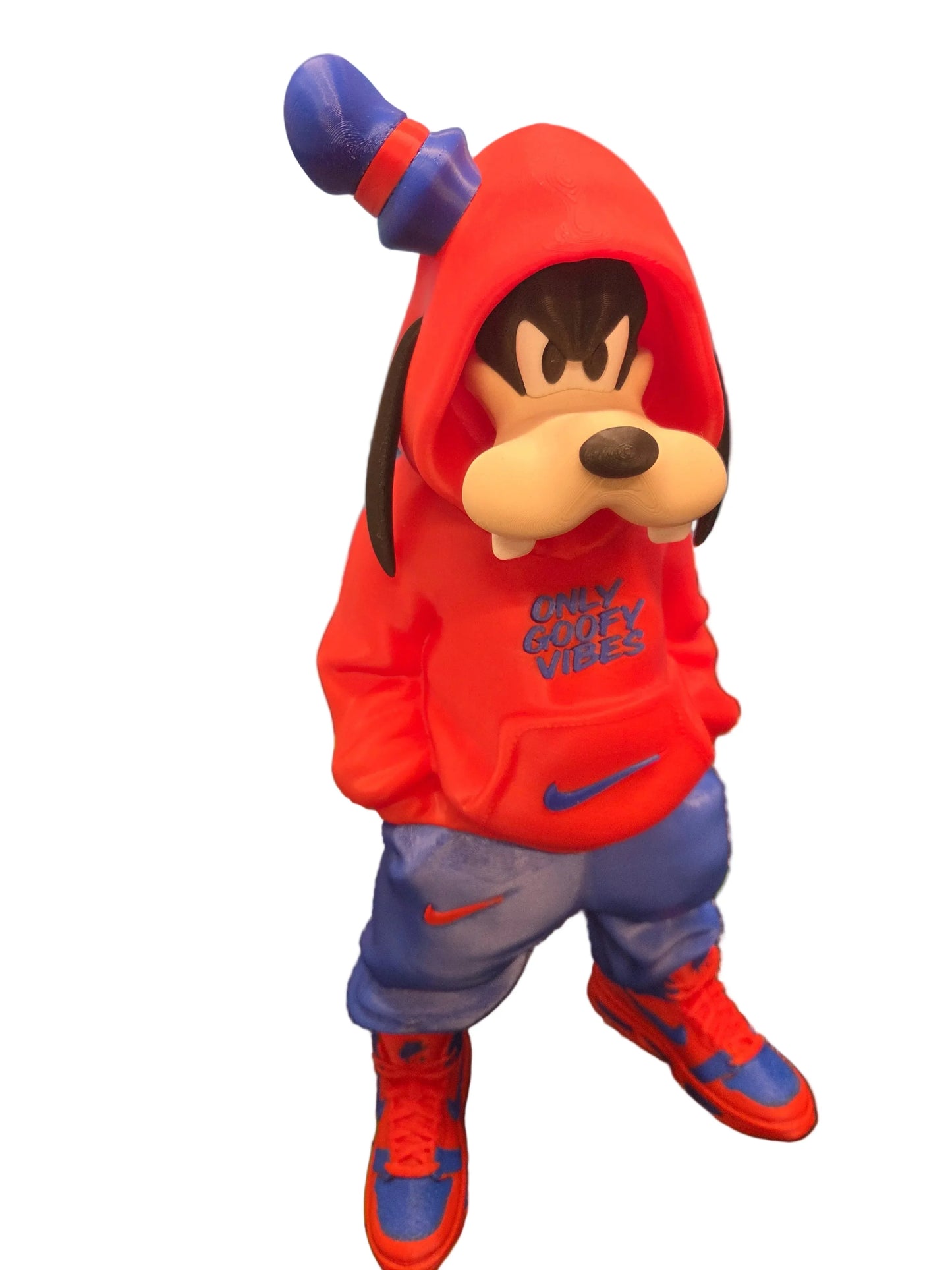 Disney Goofy "Only Goofy Vibes" Hoodie 3D Printed Statue - Large 35cm Collectible Figure - TailoredPrints
