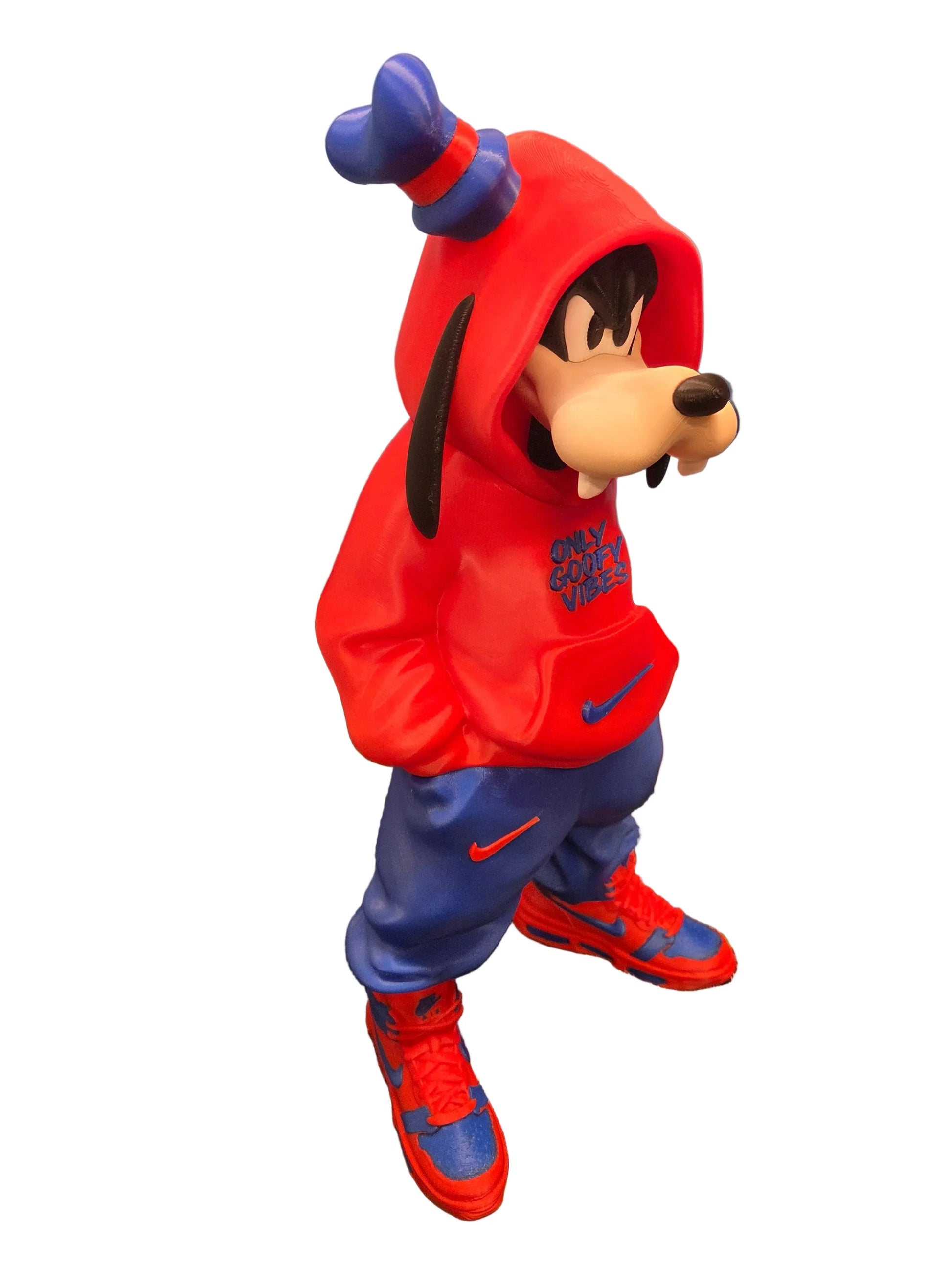 Disney Goofy "Only Goofy Vibes" Hoodie 3D Printed Statue - Large 35cm Collectible Figure - TailoredPrints