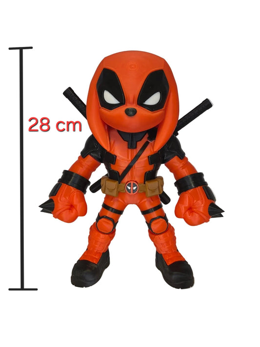 Knuckles x Deadpool Mashup 3D Printed Figure - 28cm Sonic x Marvel Collectible Statue