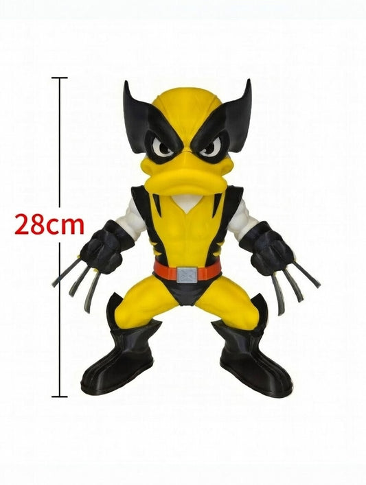 Donald Duck as Wolverine "Quackverine" Mashup 3D Printed Figure - 28cm Tall Collectible Statue