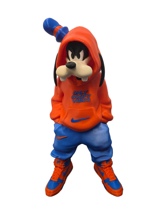 Disney Goofy "Only Goofy Vibes" Hoodie 3D Printed Statue - Large 35cm Collectible Figure